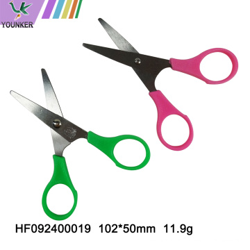 Colorful plastic handle school office stationery scissors